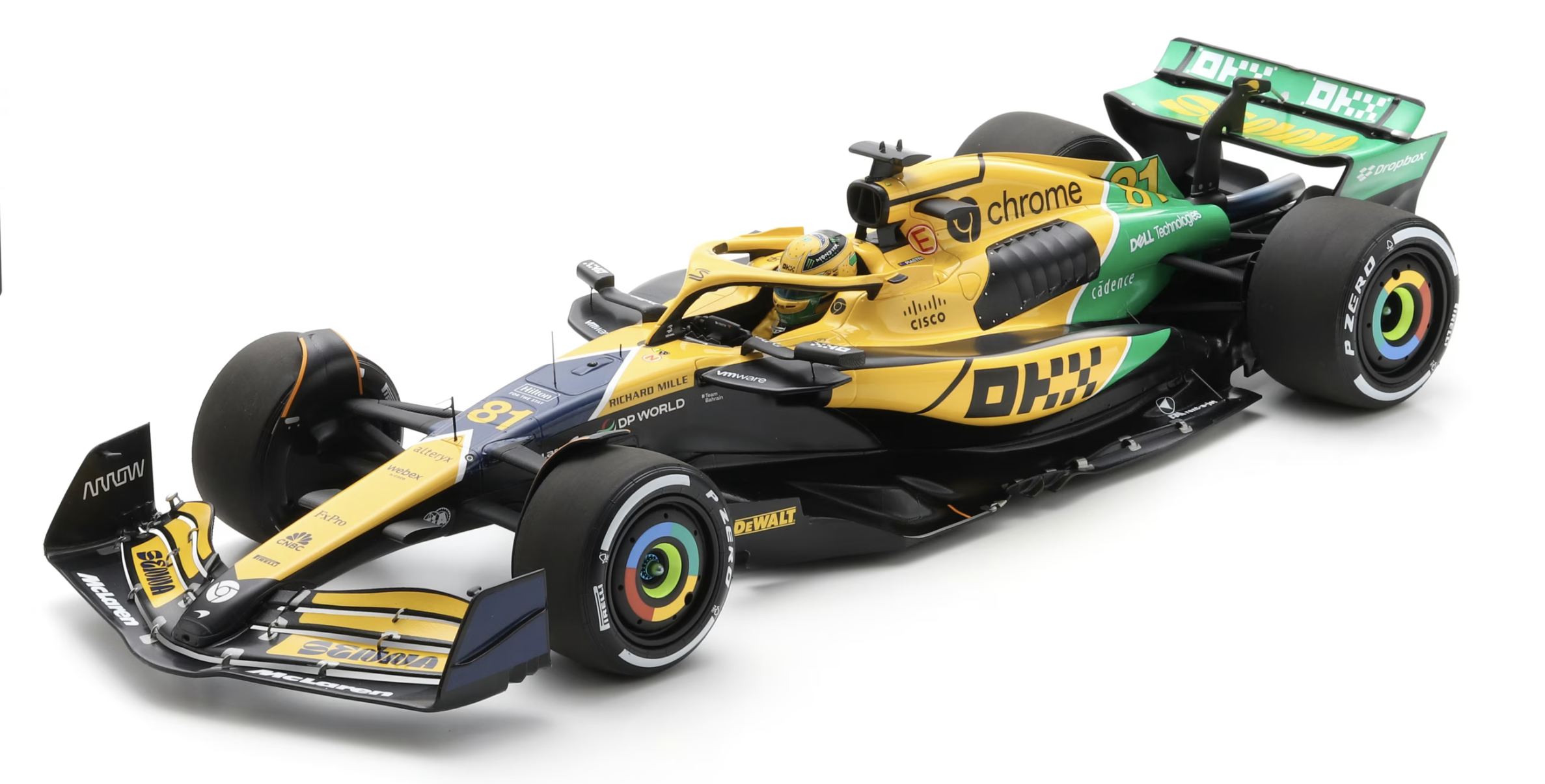 McLaren Formula 1 Team MCL38 No.81 2nd Monaco GP 2024 Oscar Piastri SPARK 1/12