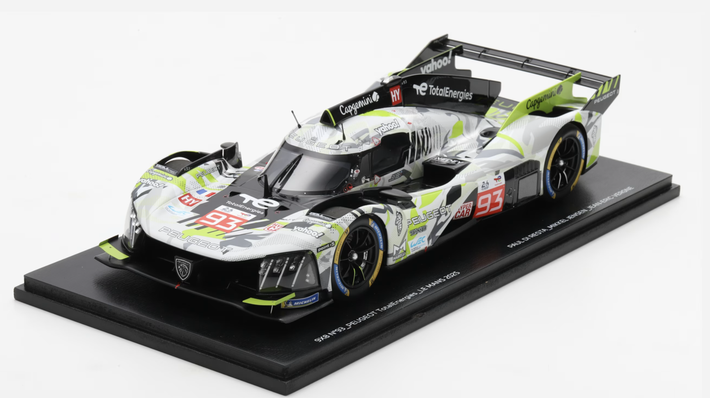 Peugeot 9X8 No.93 PEUGEOT TOTALENERGIES Le Mans 24H 2025 P. Di Resta - M. Jensen - J. Vergnei SPARK 1/18