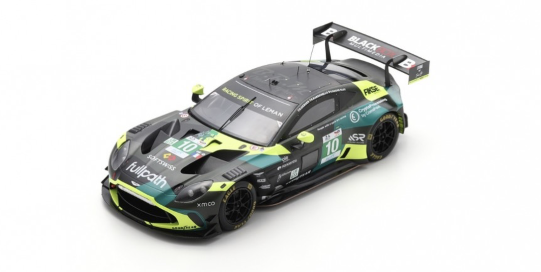 Aston Martin Vantage AMR LMGT3 No.10 RACING SPIRIT OF LEMAN Le Mans 24H 2025 D. Deboer - V. Hasse Clot - E. Barrichello SPARK 1/18
