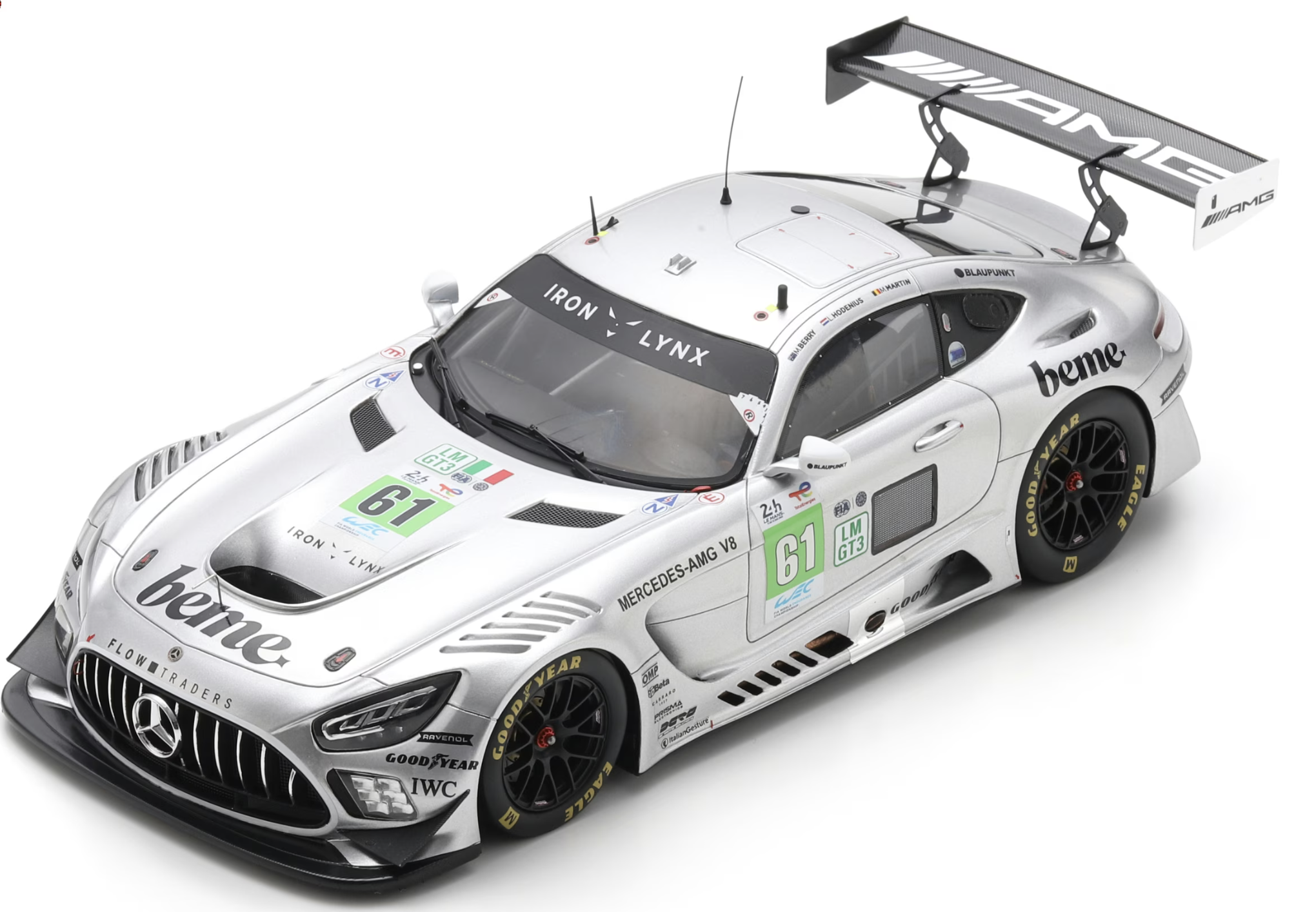 Mercedes-AMG LMGT3 No.61 IRON LYNX Le Mans 24H 2025 M. Berry -  L. Hodenius - M. Martini SPARK 1/18