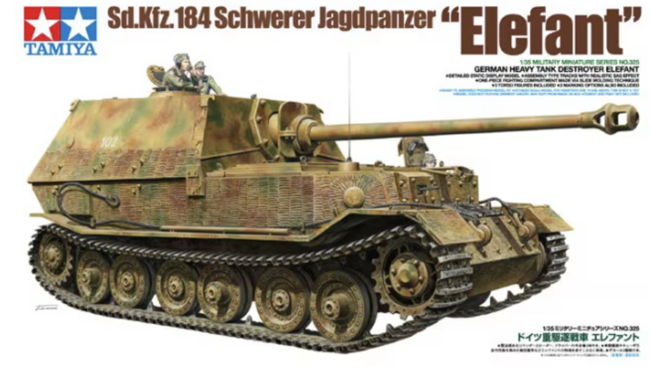 Sd.Kfz.184 Schwerer Jagdpanzer "Elefant" 1/35 TAMIYA
