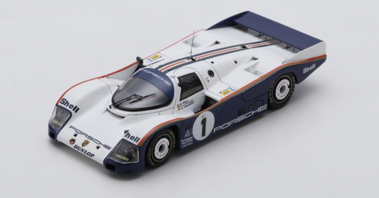 PORSCHE 962 C VAINQUEUR 24H DU MANS 1986 STUCK/BELL/HOLBERT SPARK 1/43°