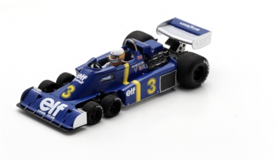 TYRRELL P34 Nº3 4eme GP Belgique 1976 Jody Scheckter SPARK 1/43