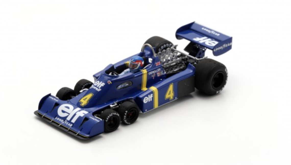 P34 Nº4 2eme GP Suède 1976 Patrick Depailler SPARK 1/43