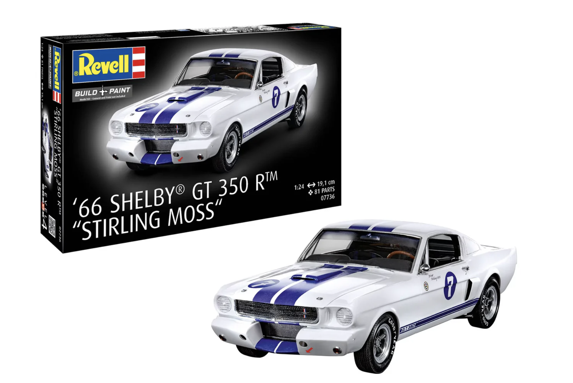 1966 Shelby GT 350 R "Stirling Moss" REVELL 1/24