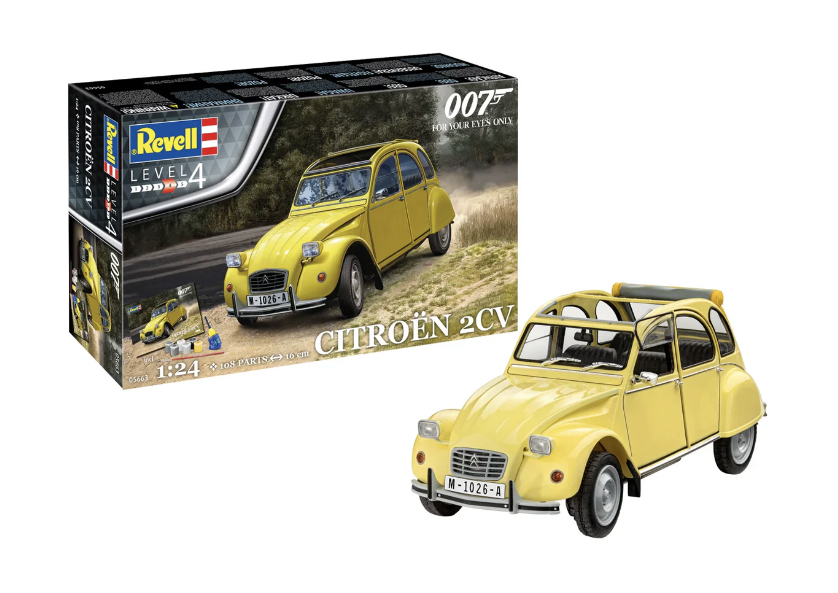 James Bond "Citroen 2 CV" gift set REVELL 1/24