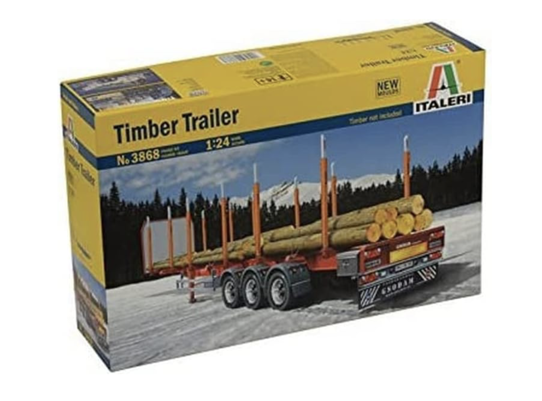 TIMBER TRAILER ITALERI 1/24