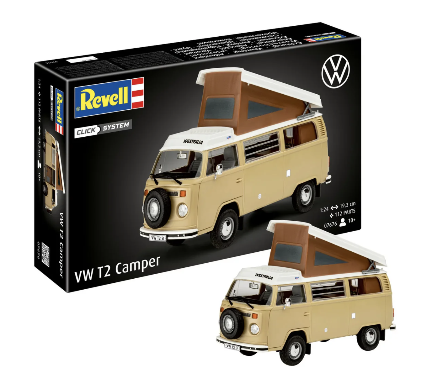 VW T2 Camper Click system REVELL 1/24