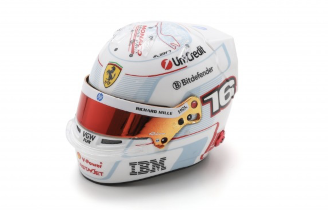 CASQUE Charles Leclerc Scuderia Ferrari HP  2ème GP de Monaco 2025 1/5 Looksmart