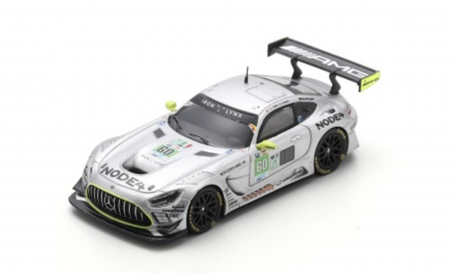 MERCEDES-AMG LMGT3 N°60 IRON LYNX 24H Le Mans 2025 A. Gilbert - L. Hanafin - F. Rueda 1/64 SPARK