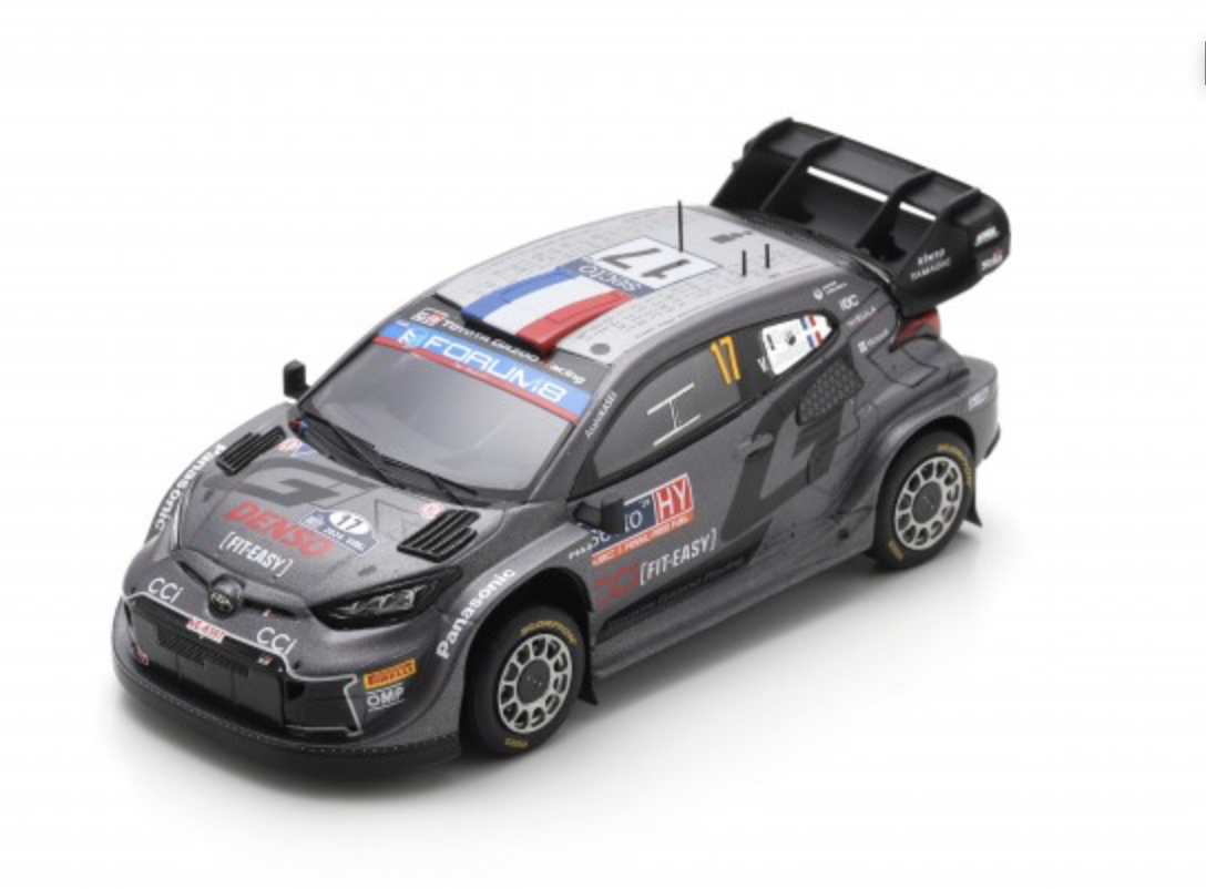 TOYOTA GR Yaris Rally1 HYBRID N°17 TOYOTA GAZOO Racing WRT Vainqueur Rallye Finlande 2024 SPARK 1/43
