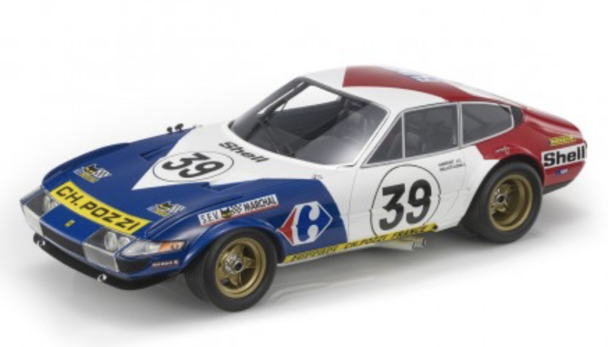 FERRARI 365 GTB 4 24H LE MANS 1972 DSN 1/43