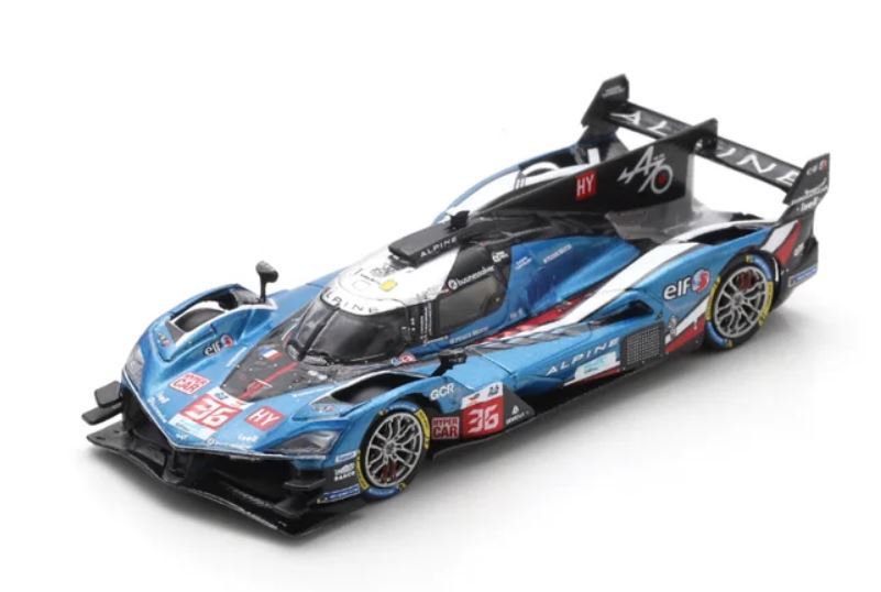 Alpine A424 No.36 ALPINE ENDURANCE TEAM 10th Le Mans 24H 2025 M. Schumacher - F. Makowiecki - J. Gounon Spark 1/64