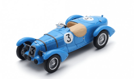 SPARK 1/43 – TALBOT T150C – Le Mans 1938 - Little Bolide