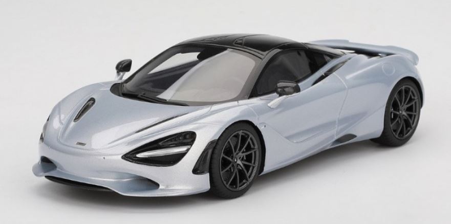 MCLAREN 750S Ice Silver 2023 TOP SPEED 1/18