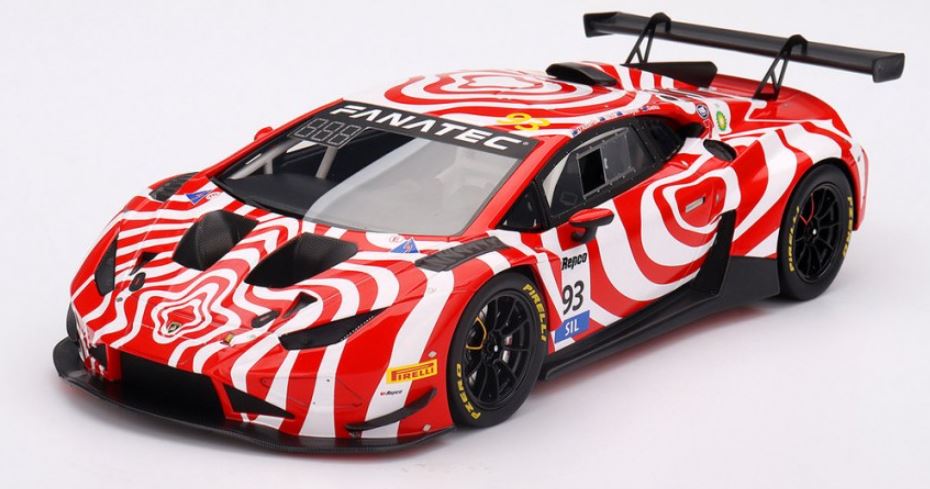 LAMBORGHINI Huracán GT3 EVO 2 N°93 Wall Racing Vainqueur Silver Cup 12ème 12H Bathurst 2024 (300ex.) TOP SPEED 1/18
