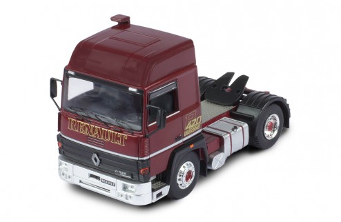 RENAULT R420 1986 ROUGE FONCE IXO 1/43°