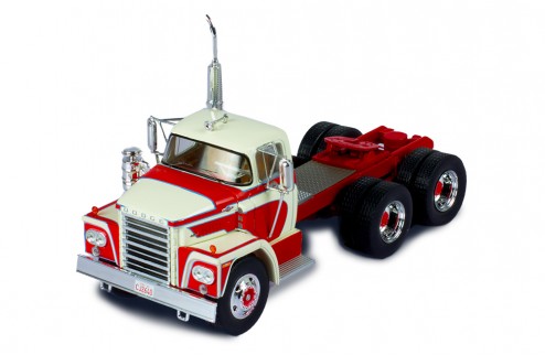 DODGE LCF CT900 1960 BLANC/ROUGE IXO 1/43°