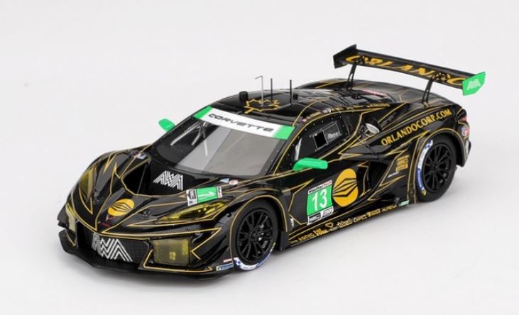 TRUESCALE TSM430895 CHEVROLET Corvette Z06 N°13 AWA Racing 24H Daytona 2025 M. Kirchhofer - L. Kern - M. Bell - O. Fidani 1/43