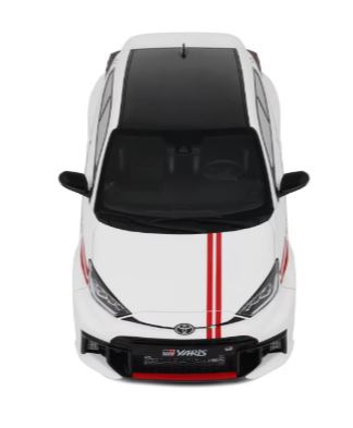 Toyota GR Yaris TGR Italy Limited Edition Pure White 2024 OttOmobile 1/18