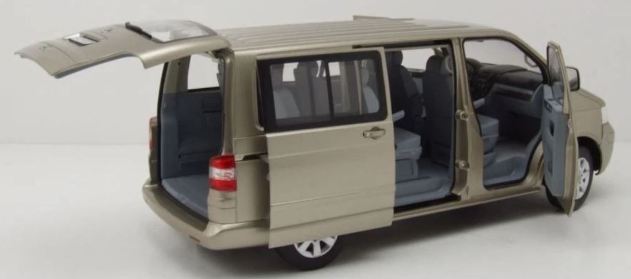 VW Multivan 2003 Beige Wheat métallisé NOREV 1/18
