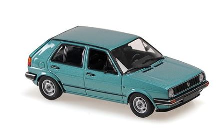 Volkswagen Golf II 4-Door 1985 Turquoise Maxichamps 1/43