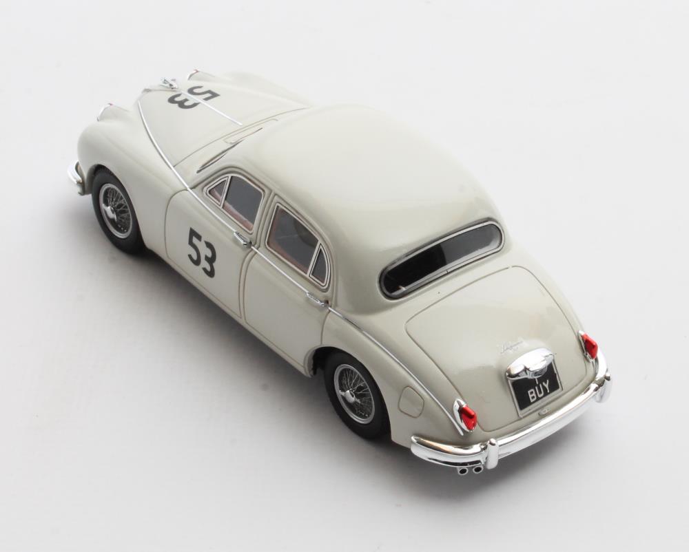 JAGUAR 3.4L #53 ROY SALVADORI 2ND SILVRSTONE ANNUAL TROPHY MEETING MATRIX 1/43°