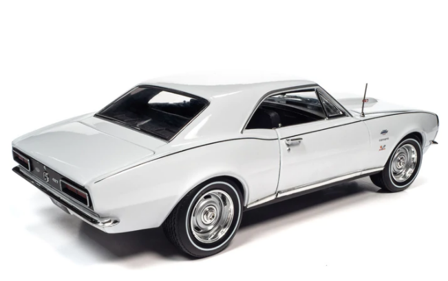 CHEVROLET CAMARO SS 427 YENKO 1967 BLANCHE AUTO WORLD 1/18°