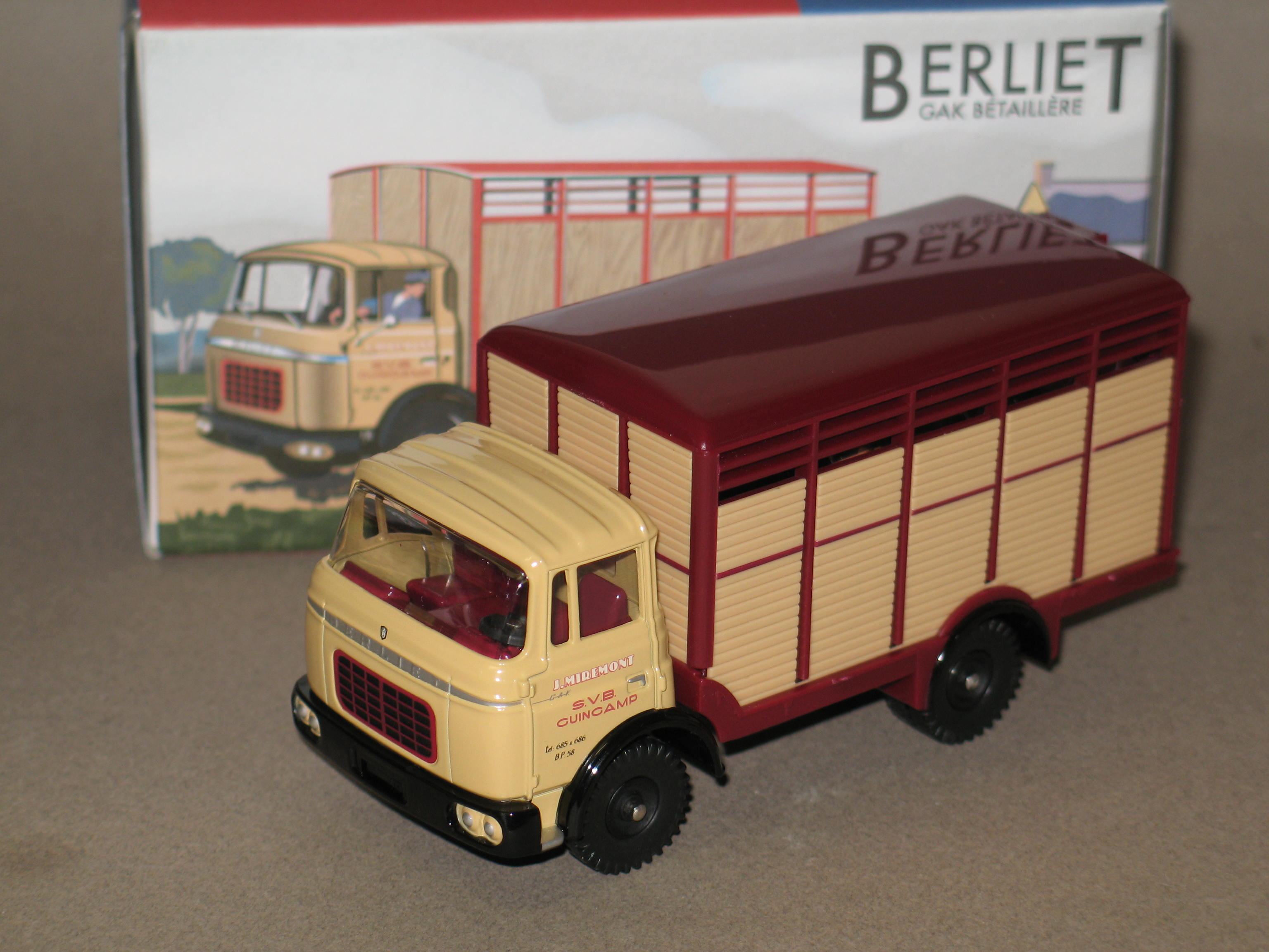 BERLIET GAK BETAILLERE 1962 CIJ NOREV 1/43°