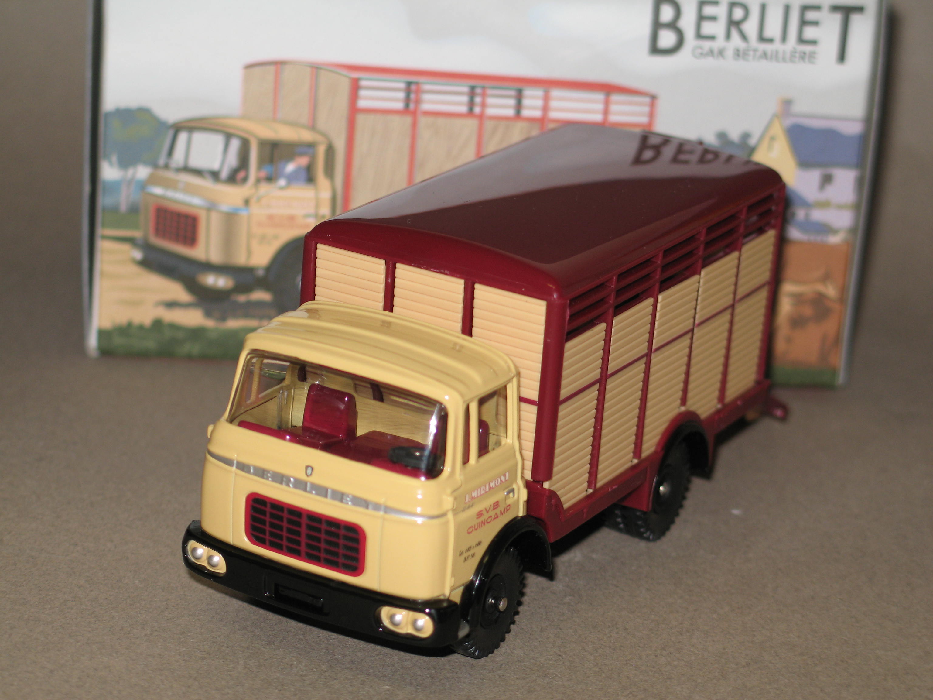 BERLIET GAK BETAILLERE 1962 CIJ NOREV 1/43°