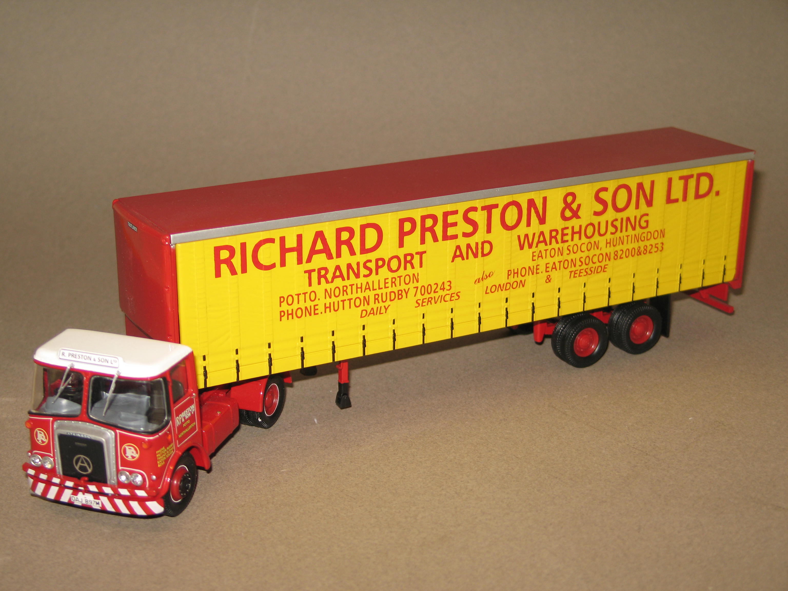 ATKINSON SEMI BACHE PRESTON 1962 CORGI 1/50°