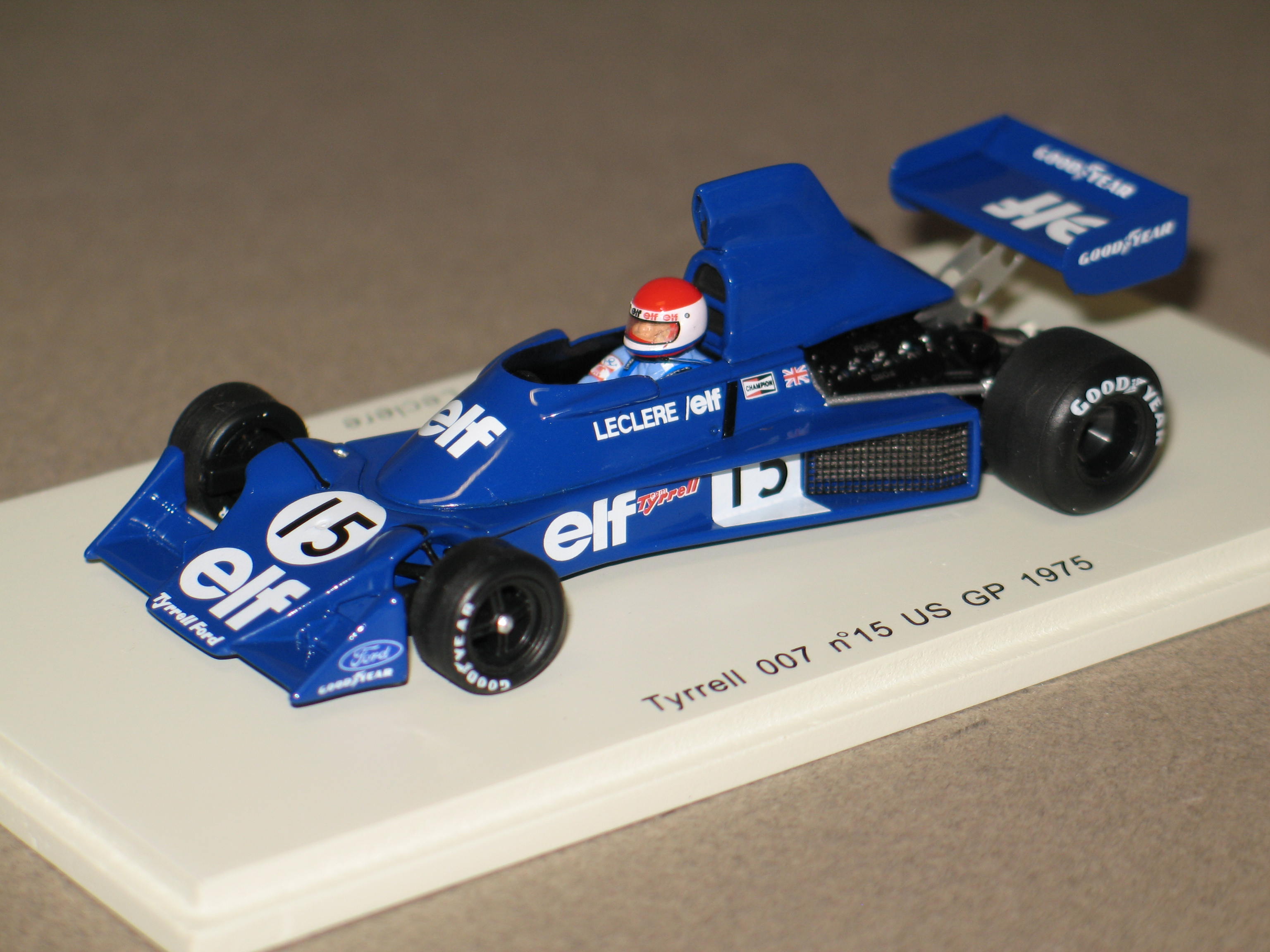 TYRELL 007 N°15 GP USA 1975 SPARK 1/43°