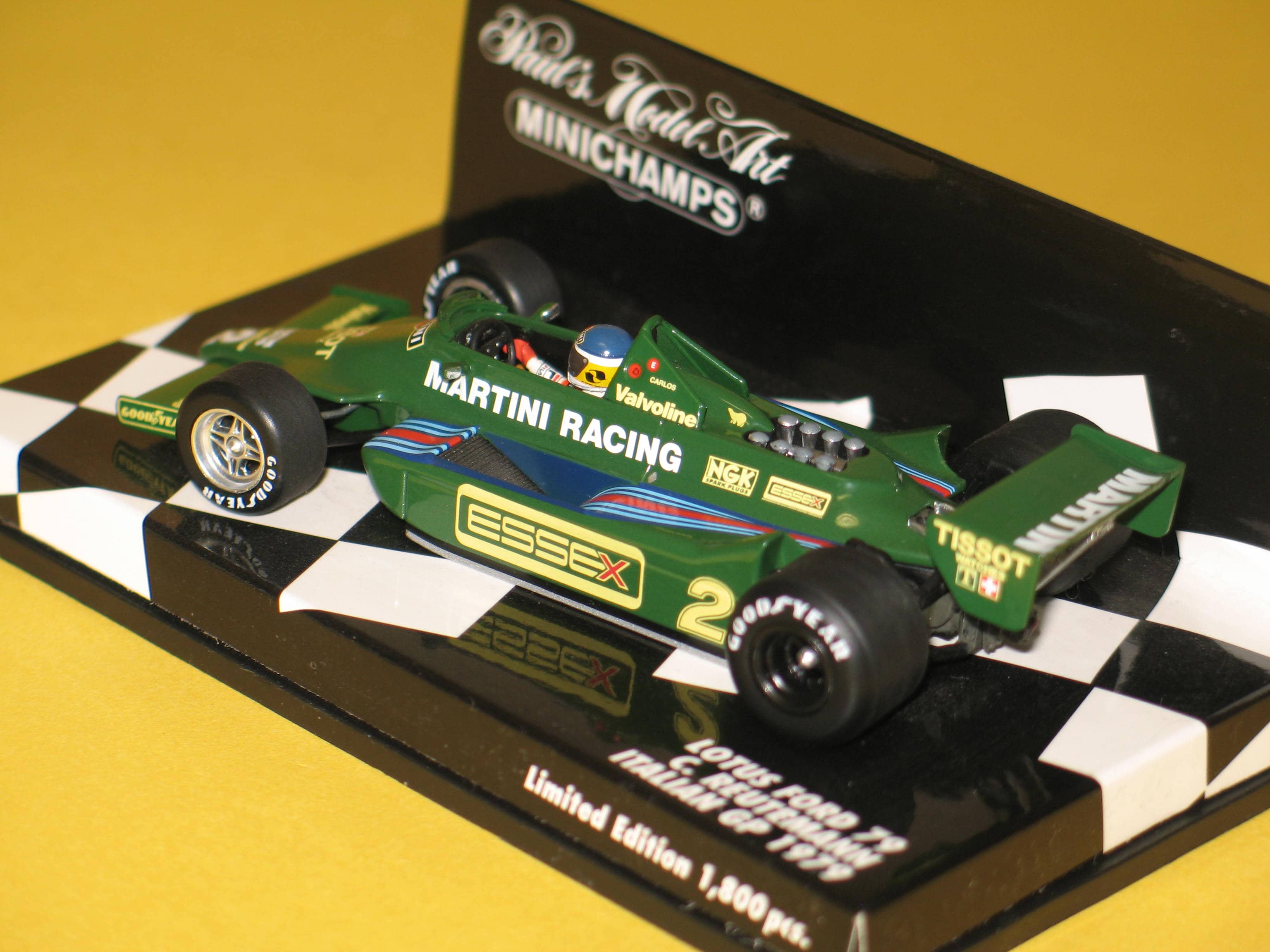 Minichamps Lotus Ford 79 'Martini' Italian GP 1979 - Carlos Reutemann 1/43 Scale