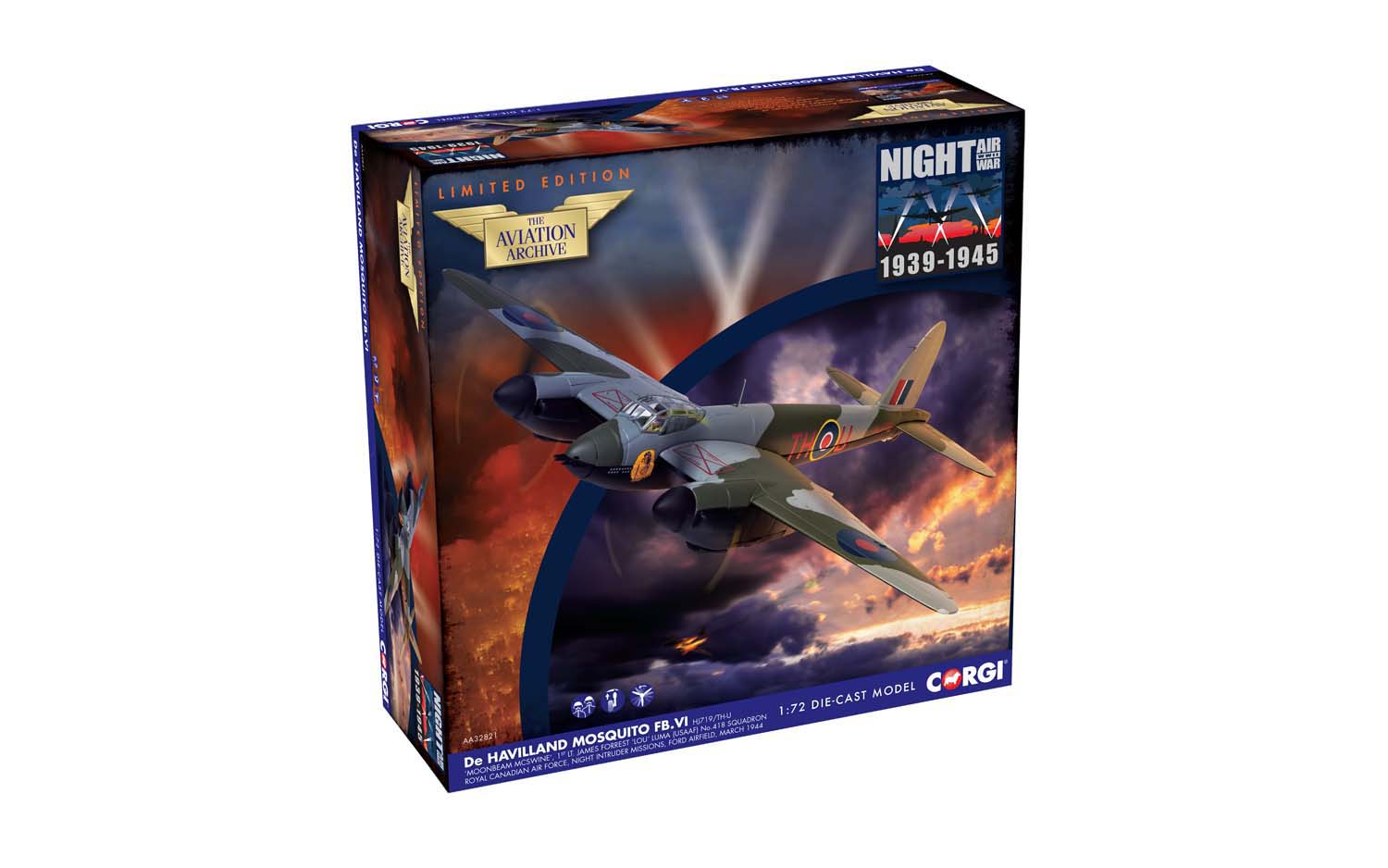 DE HAVILLAND MOSQUITO FB.VI CORGI 1/72°
