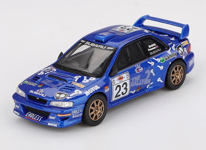 Subaru Impreza WRC99 #23 2000 Acropolis Rally MiniGT 1/64