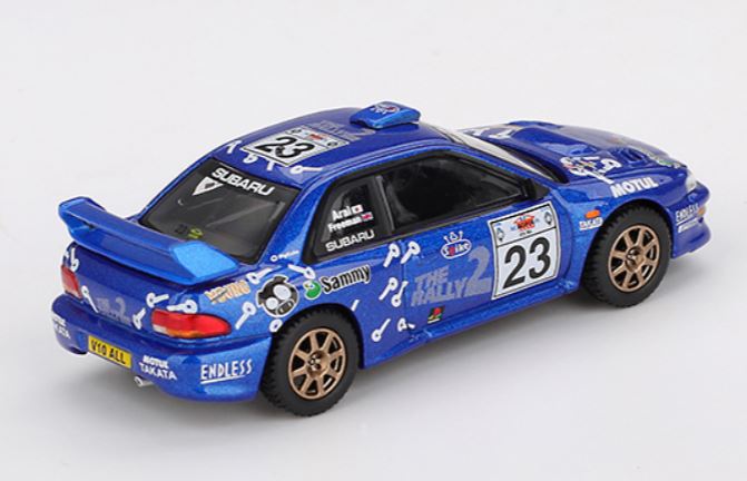 Subaru Impreza WRC99 #23 2000 Acropolis Rally MiniGT 1/64