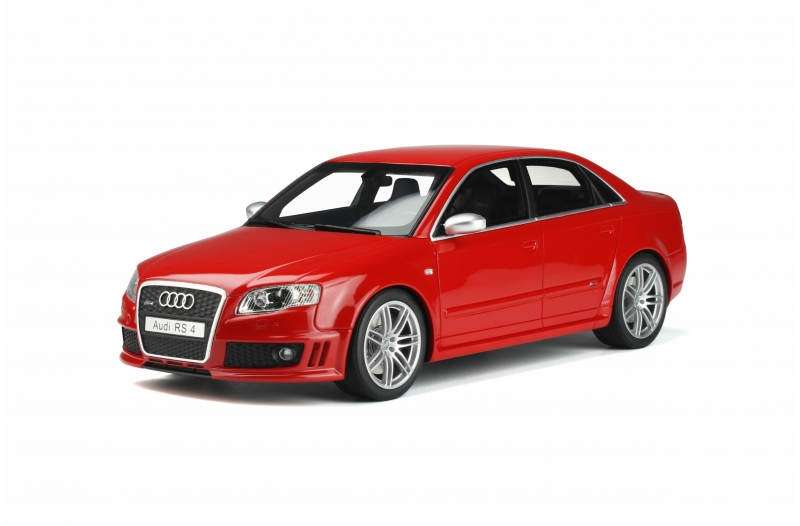 AUDI RS4 B7 ROUGE OTTO MOBILE 1/18°