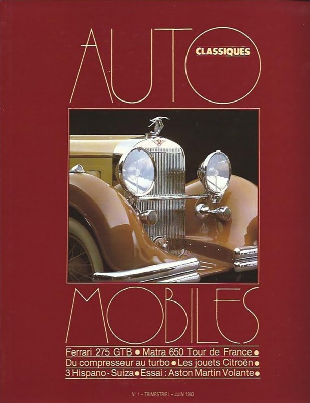 AUTOMOBILES CLASSIQUES N°1 TRIMESTRIEL - JUIN 1983