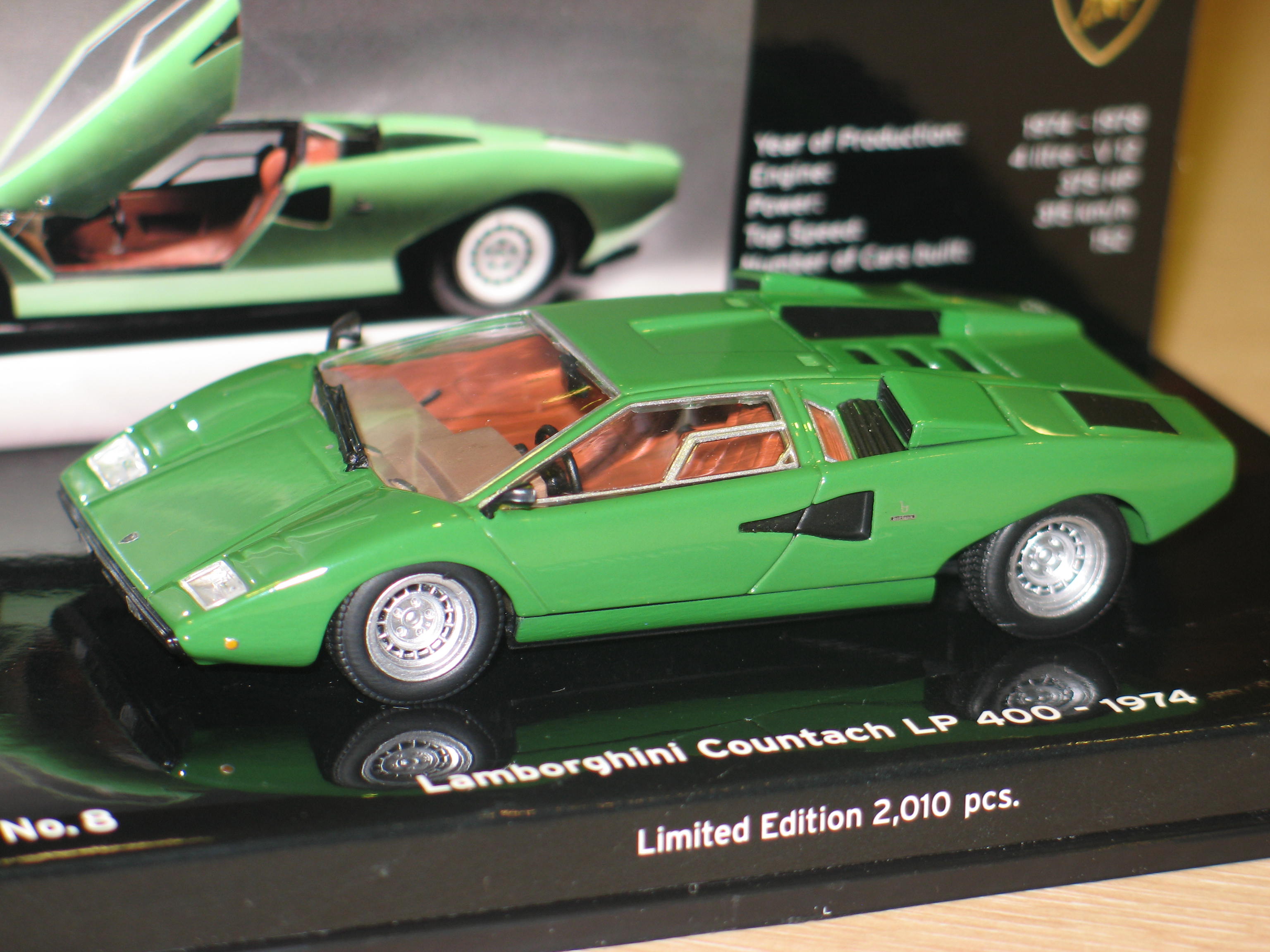 LAMBORGHINI COUNTACH LP400 1974 MINICHAMPS 1/43°