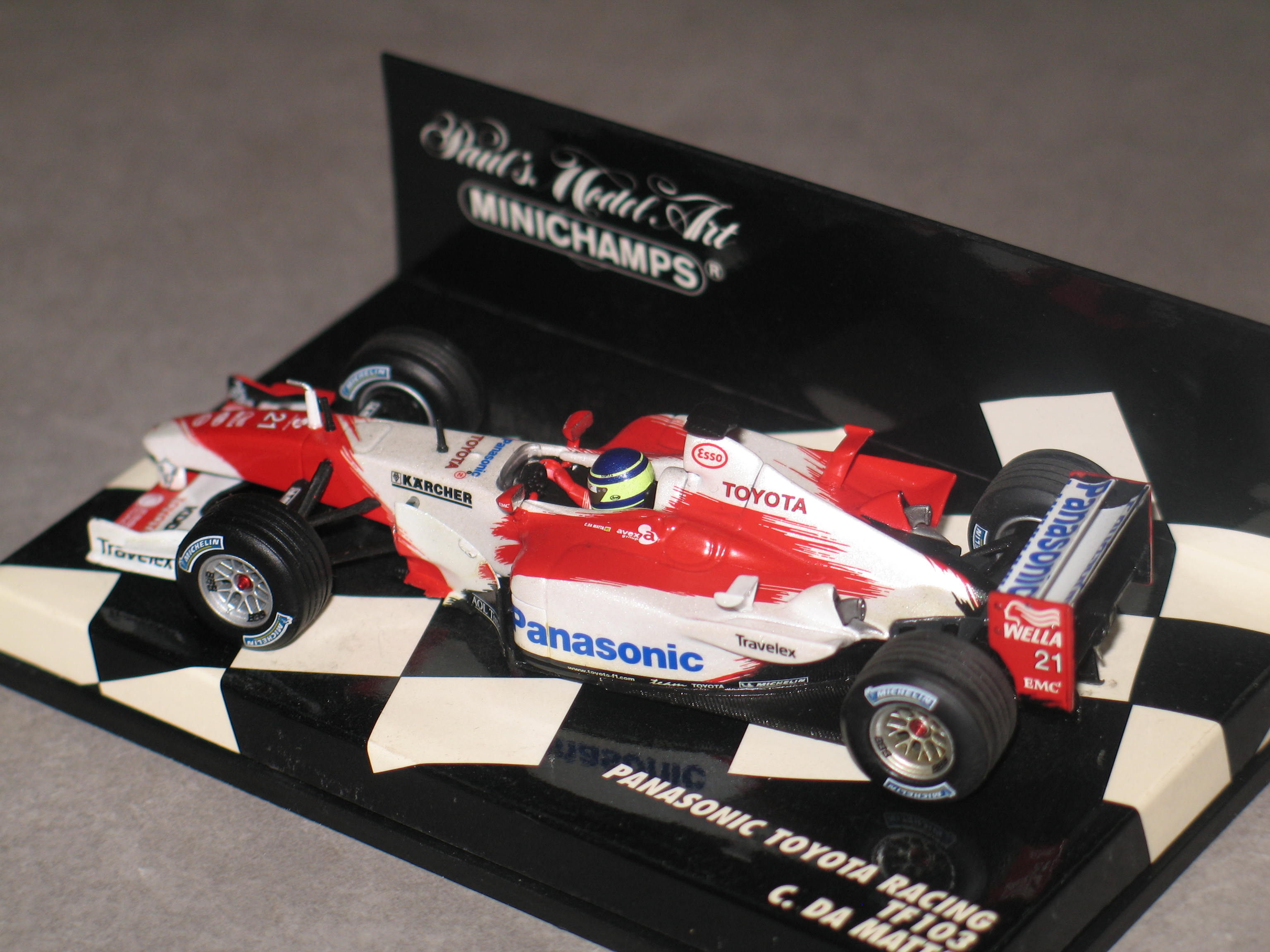 PANASONIC TOYOTA RACING TF103 N°21 2003 MINICHAMPS 1/43°