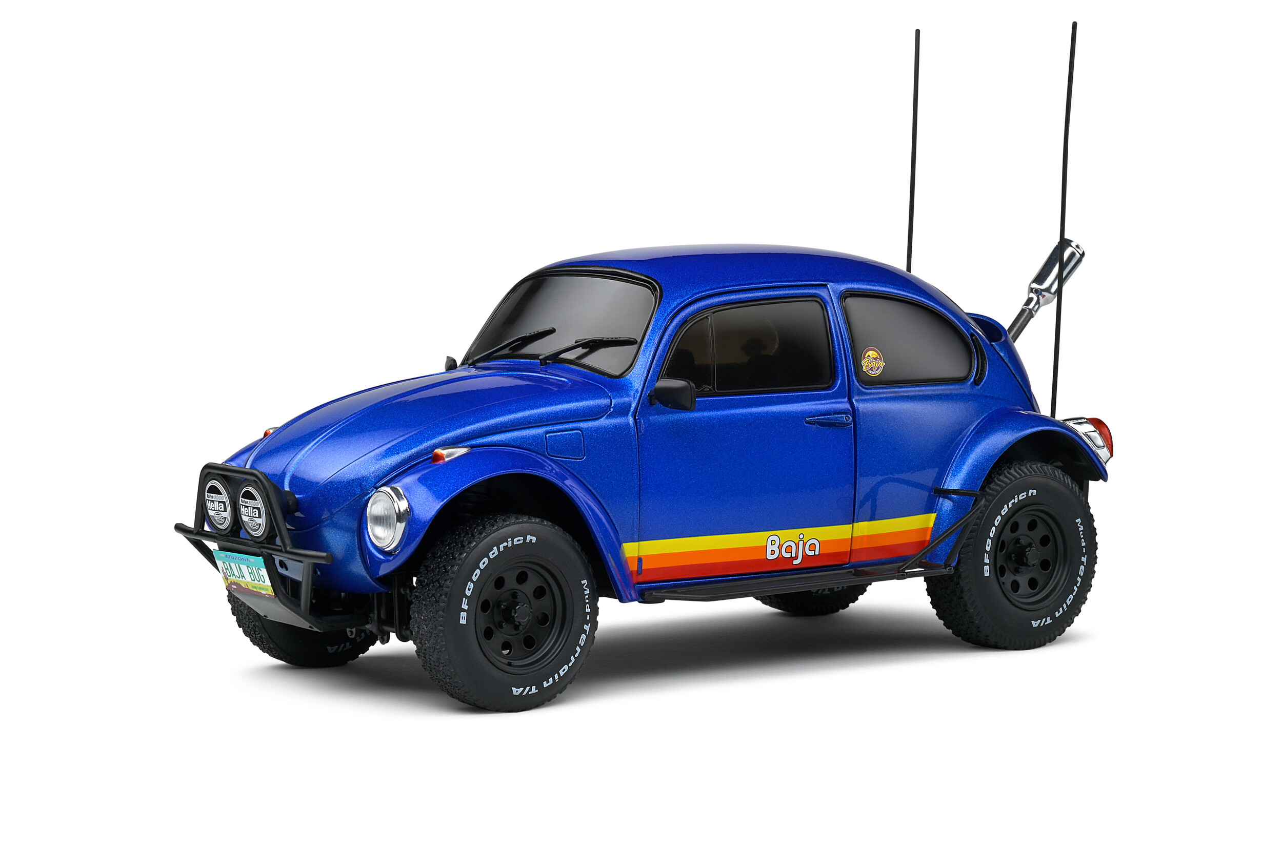 VOLKSWAGEN BEETLE BAJA METALLIC BLUE 1975 SOLIDO 1/18