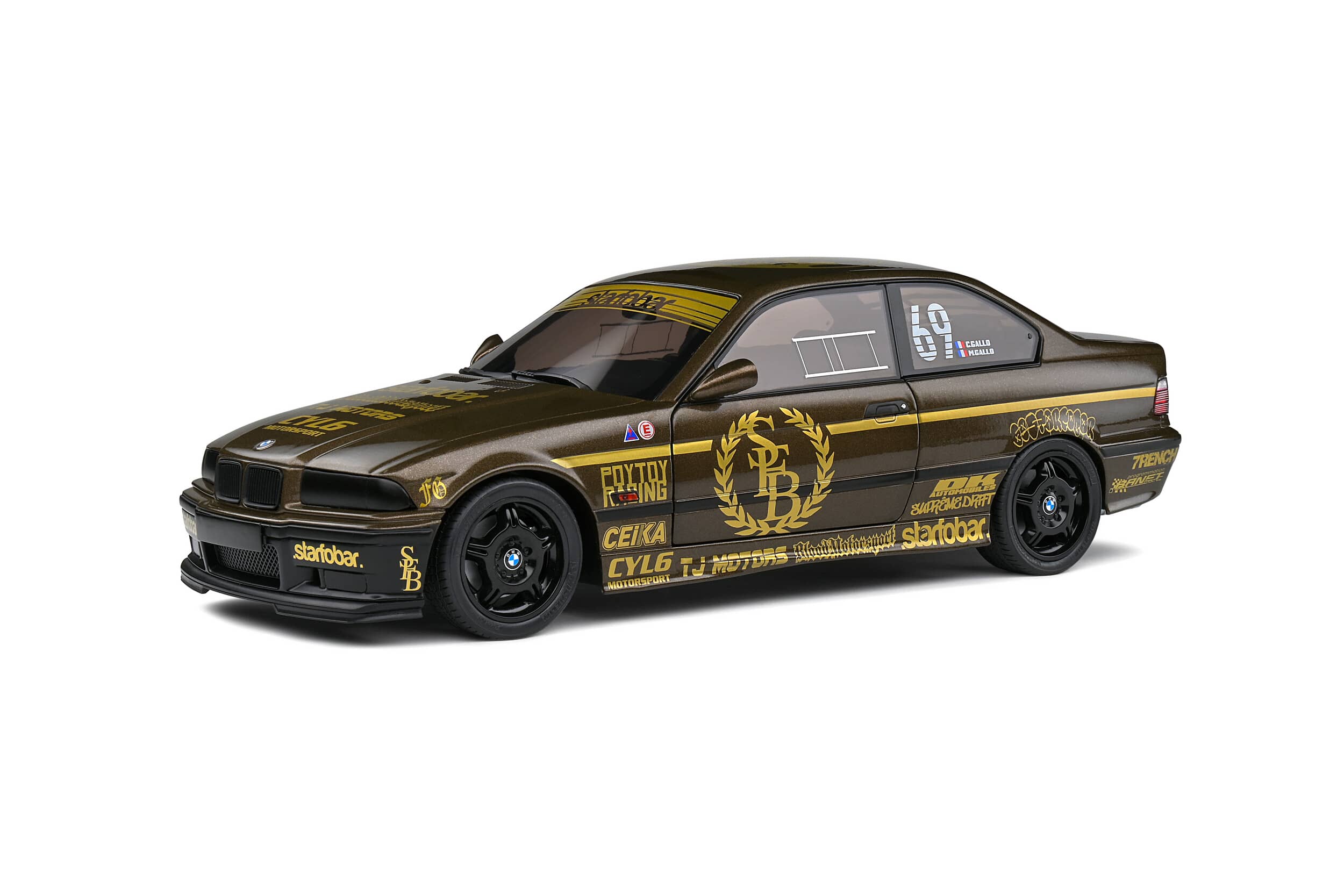 BMW E36 COUPE M3 STARFOBAR 2022 SOLIDO 1/18°