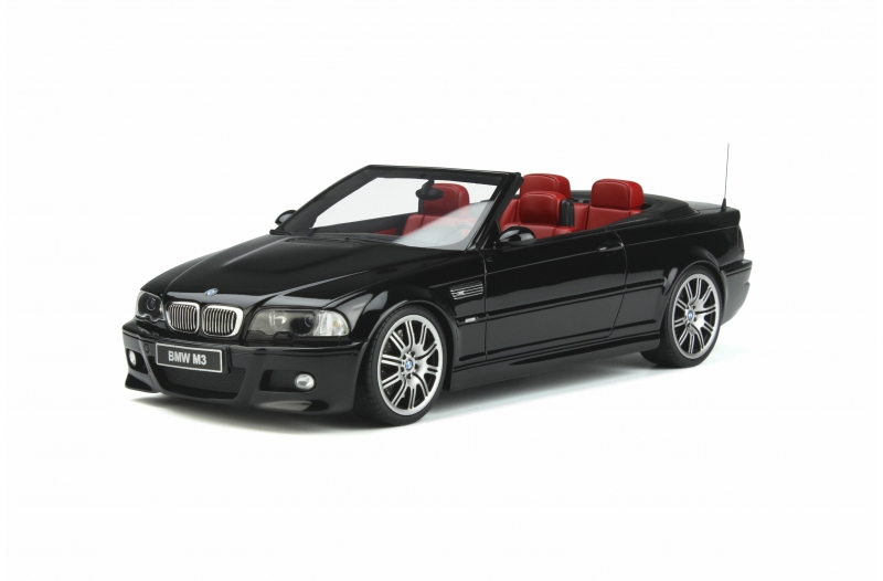 BMW M3 E46 CONVERTIBLE BLACK OTTO MOBILE 1/18°