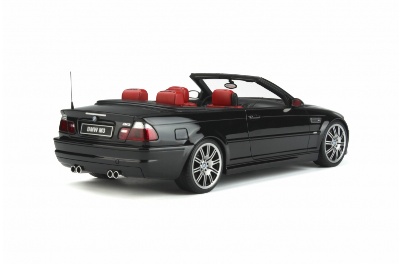 BMW M3 E46 CONVERTIBLE BLACK OTTO MOBILE 1/18°