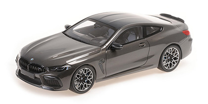 BMW M8 COUPE 2020 GREY METALIC MINICHAMPS 1/18°