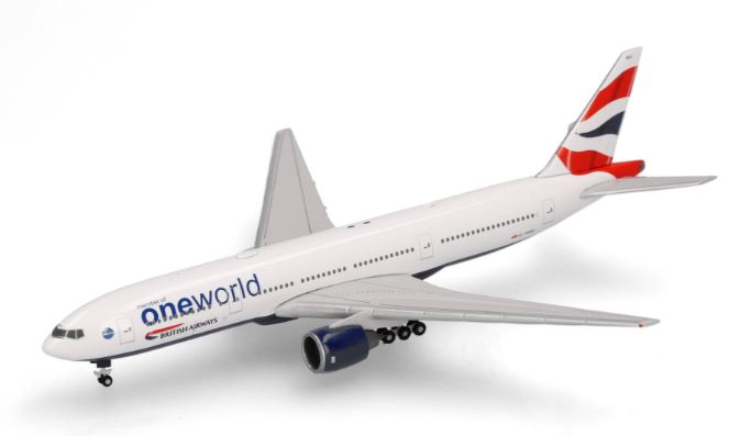British Airways Boeing 777-200 "oneworld" – G-YMMU Herpa 1/500