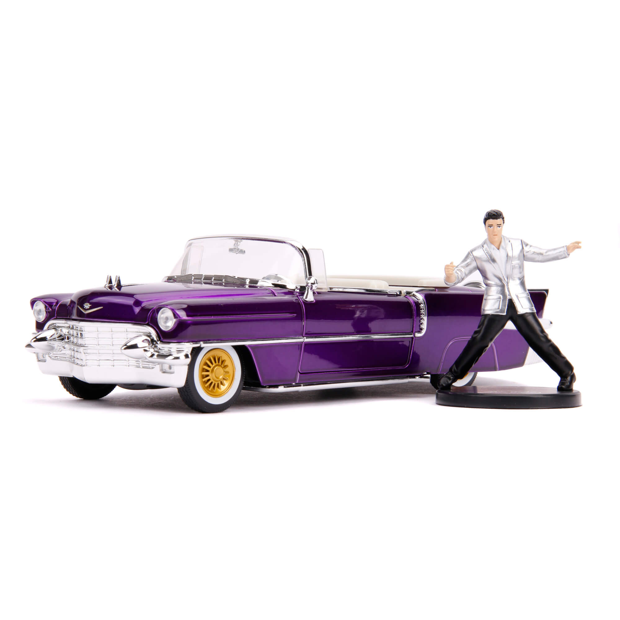 CADILLAC ELDORADO VIOLET ELVIS PRESLEY JADA 1/24°