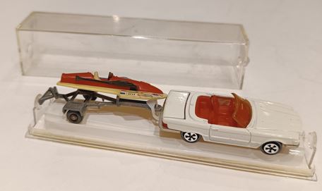 Mercedes 350 SL + HORS BORD MAJORETTE 1/66