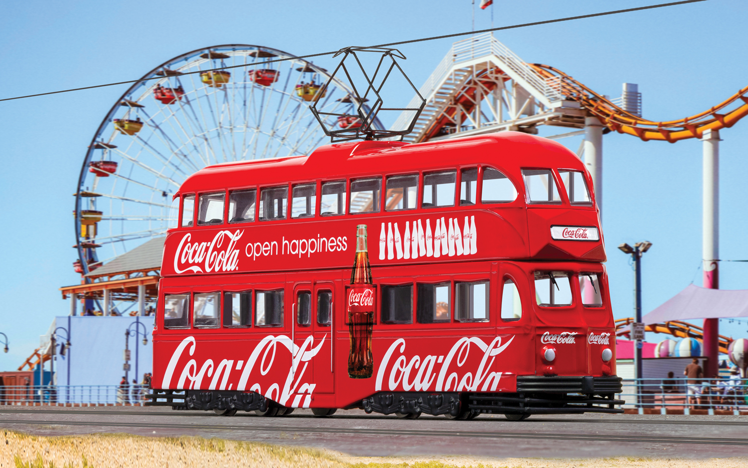 DOUBLE DECKER TRAM "COCA-COLA" CORGI 1/76°