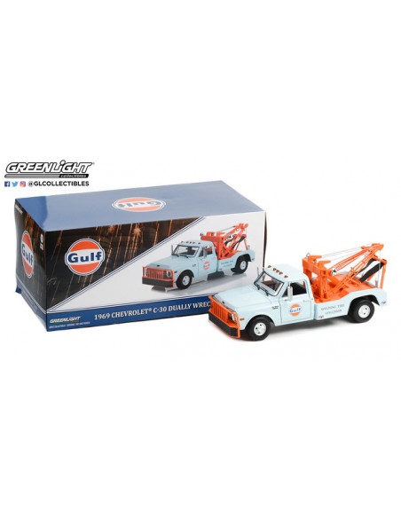 CHEVROLET C-30 DUALLY WRECKER GULF 1969 1/18°